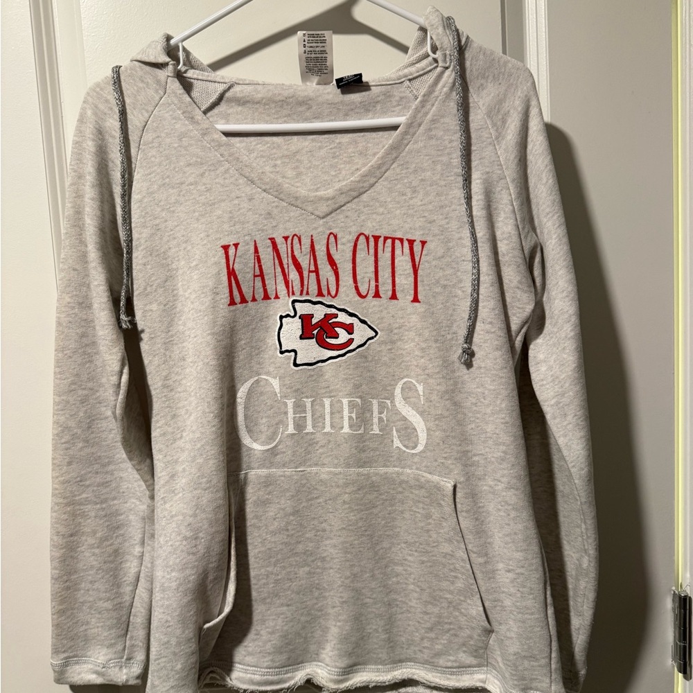 Kansas City Chiefs Gray Hoodie